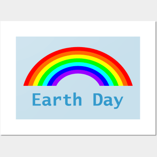 Earth Day Rainbow Celebration Posters and Art